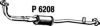 FENNO P6208 Front Silencer